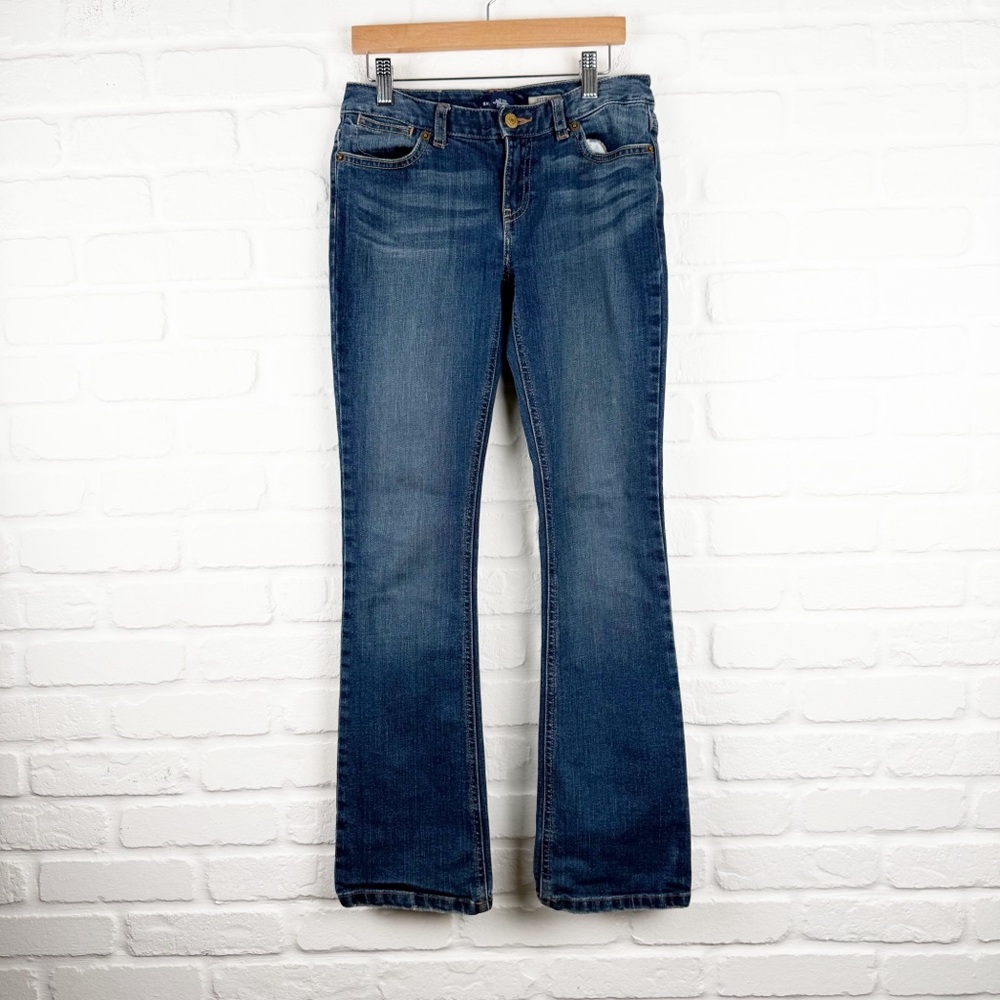 Ralph Lauren Bootcut Jeans Girls Size 12 Medium Wash Stretch Denim Style 750